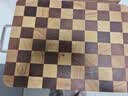 炊大皇家用抗菌砧板乌檀木切菜板主厨切肉板棋盘格菜板42.5*31*2.5cm 实拍图