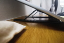 ThinkPad联想笔记本支架电脑支架便携立式电脑桌支架铝合金增高架适用拯救者小新PRO14 11-17.3英寸ZJA3灰 实拍图