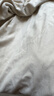 蕉下（beneunder）白t恤女短袖正肩打底衫棉吸汗春装内搭高档百搭CT005橡灰米M 实拍图