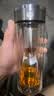 希诺抗菌双层玻璃杯2026新款茶水分离泡茶杯子男办公车载水杯XN-628L 实拍图