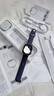 Apple/苹果 Watch S11 智能手表GPS款46毫米银色铝金属表壳雾紫色运动型表带S/M MEVW4CH/B 实拍图