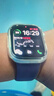 Apple/苹果 Watch S11 智能手表GPS+蜂窝款46毫米银色铝金属表壳雾紫色运动型表带S/M MFDK4CH/B 实拍图