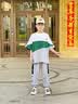 G.duck童装男童套装夏装新款儿童夏季套装男大童休闲运动服装小学生衣服 墨绿色 120 建议110-120cm年龄6-7 实拍图