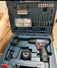 博世（BOSCH） 手电钻充电电钻电动螺丝刀锂电池家用工具箱全套套装GSR120-LI 【万向起拧塑盒套装】 实拍图