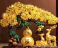 礼之源福禄双至葫芦摆件招财发财树办公室客厅酒柜工艺品乔迁开业礼品 实拍图