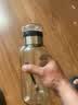 【送杯套】大容量加厚玻璃杯子便携杯茶水分离带杯套泡茶水杯 透明 1000ml吨吨桶 1只装 实拍图