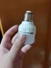 led灯泡家用超亮白光防水防潮防尘露营灯工厂仓库大功率球泡灯 5W白光【福利款1个】 实拍图