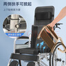 怡辉（YIHUI）轮椅瘫痪老人专用出行可躺大小便轻便折叠高靠背带坐便器护理推车 实拍图