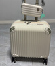 莎米特行李箱16英寸商务空乘登机旅行箱可上飞机小型拉杆箱 PC338TC米白 实拍图
