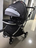 酷贝乐（coballe）婴儿车0-3岁用折叠可坐可躺减震遛娃神器轻便溜娃新生儿宝宝推车 星空灰(轻巧便携+全罩遮阳) 实拍图