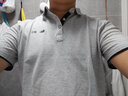 啄木鸟（TUCANO）短袖T恤男夏季时尚百搭polo打底衫舒适透气上衣男装 白色 4XL 实拍图