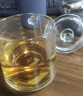 青苹果泡茶杯带盖 无铅玻璃把手水杯玻璃杯商务会议家用350ML两只装 实拍图