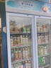 新飞 （Frestec）展示柜冷藏保鲜柜酒水饮料冰柜双开门冷藏柜酒店冷藏保鲜柜超市直冷玻璃门风冷无霜冰箱立式冷柜 小双门蓝白588L【直冷省电】【限时直降】1米 实拍图
