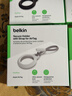 贝尔金（BELKIN）适用AirTag/AirTag2钥匙扣 苹果防丢器airtags保护 追踪器硅胶耐脏防摔壳 F8W973白色 实拍图