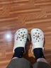 卡骆驰（CROCS）【预售】白鹿同款经典云朵洞洞鞋时尚百搭女鞋花园鞋|206750 骨白色-2Y2(含智必星)【预售】 39 (250mm) 实拍图