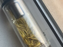 万象（WANXIANG）双层玻璃杯大容量高颜值简约商务泡茶杯带盖高硼硅玻璃杯车载便携 经典款-钛银色370ml 实拍图
