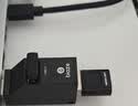 毕亚兹 USB3.0扩展器高速4口分线器 扩展坞HUB集线器 笔记本电脑一拖四多接口转换器延长线1米 实拍图