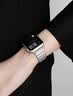 JINGZ品牌原装适用苹果手表s11表带金属apple watch s10磁吸iwatch s9小蛮腰8硅胶女士款不锈钢se夏通勤 新款小蛮腰【星光粉】实心不锈钢 · 液态硅胶 适用iwatch S11/S10【42MM表盘】 实拍图