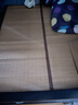 凉席竹席学生宿舍竹凉席90x190单人夏季双面可用上下铺折叠草席子 双面4.0碳化竹席【光滑无毛刺】 120cm*195cm 【单凉席】 实拍图