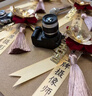花蒂 四大金刚胸花 婚礼胸花摄影师化妆师身份牌襟花胸针婚宴伴手礼物 四大金刚【胸花一套】含配饰+香槟金飘带 实拍图
