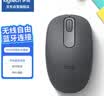 罗技（Logitech）M196 无线蓝牙鼠标 办公鼠标 笔记本商务办公家用 小巧便携 对称手型 石墨灰 实拍图