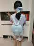 南木熊包包女2026新款双肩包小清新学院风高级休闲可爱书包通勤七夕礼物 浅蓝色猫咪背包【不带挂件】 实拍图
