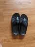 酷趣（Coqui）人字拖男户外沙滩夹角拖软弹厚底凉鞋外穿拖鞋黑色42-43CQ2563 实拍图
