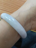 印象眸 价保618 翡翠手镯A货女款玉手镯飘花玉镯子内径约57-58mm 实拍图