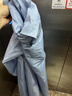 防暴雨雨衣加厚骑行遮脚电动车电瓶摩托车长款全身雨披男女款成人 浅蓝色【加大加厚遮脚】 XXL 1件 【建议身高170-185】 实拍图