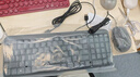 罗技（Logitech）MK106 键鼠套装 有线键鼠套装 办公键鼠套装 电脑键盘 紧凑型 黑色 实拍图