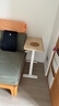 宜家（IKEA）BOLLSIDAN波席当移动床边桌升降桌简易电脑桌家用懒人桌 笔记本电脑支架白色/橡木纹 实拍图