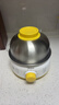美的（Midea）煮蛋器 蒸蛋器 单层7颗蛋 家用自动断电迷你鸡蛋羹神器防干烧不锈钢便携式MZ-ZDE1601 实拍图