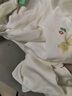 全棉时代婴儿隔汗巾纱布吸汗儿童开学幼儿园宝宝纯棉垫背小猫小鹿小鸟3条 实拍图