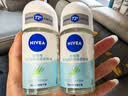妮维雅（NIVEA）抑汗香体腋下止汗露干爽滚珠活力清新爽身走珠液50ml*3生日礼物 实拍图