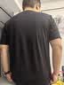 1号会员店（One's Member）50支新疆长绒棉男士短袖T恤  液氨抗皱垂顺吸湿排汗 黑色  3XL 实拍图