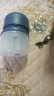 绞肉机小型打蒜器家用绞蒜切蒜器多功能辅食料理机电动蒜泥神器蒜蓉机自动切菜机压蒜器 宝蓝色- 0.26L （升级大电机） 实拍图