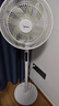 美的（Midea）【幸运草安睡1S】一级能效直流变频声控电风扇家用遥控卧室静音落地扇台式桌面抗菌大风力转页扇 实拍图