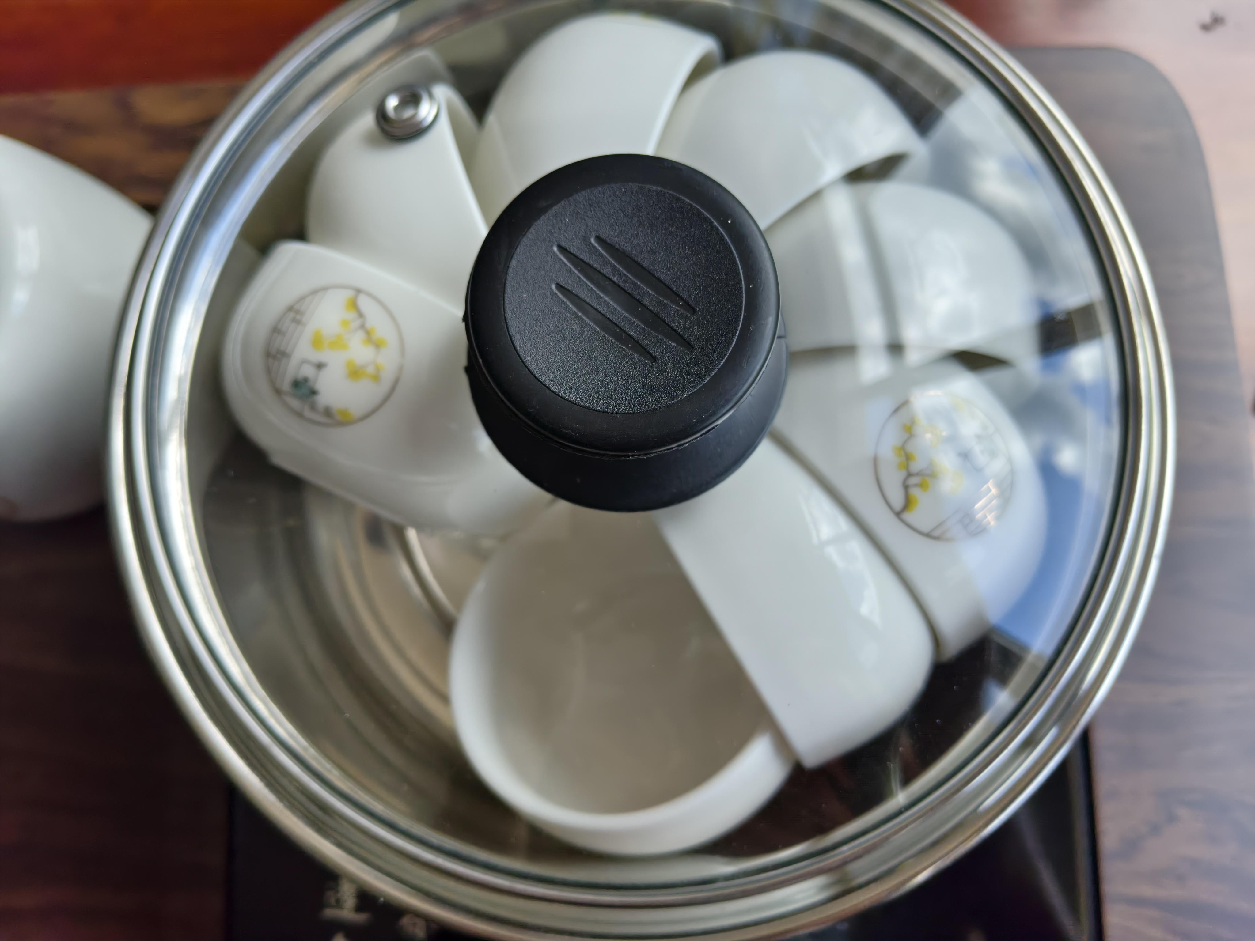 原和功夫茶具套装家用整套自动烧水一体茶盘茶杯茶壶办公会客现代茶台 实拍图