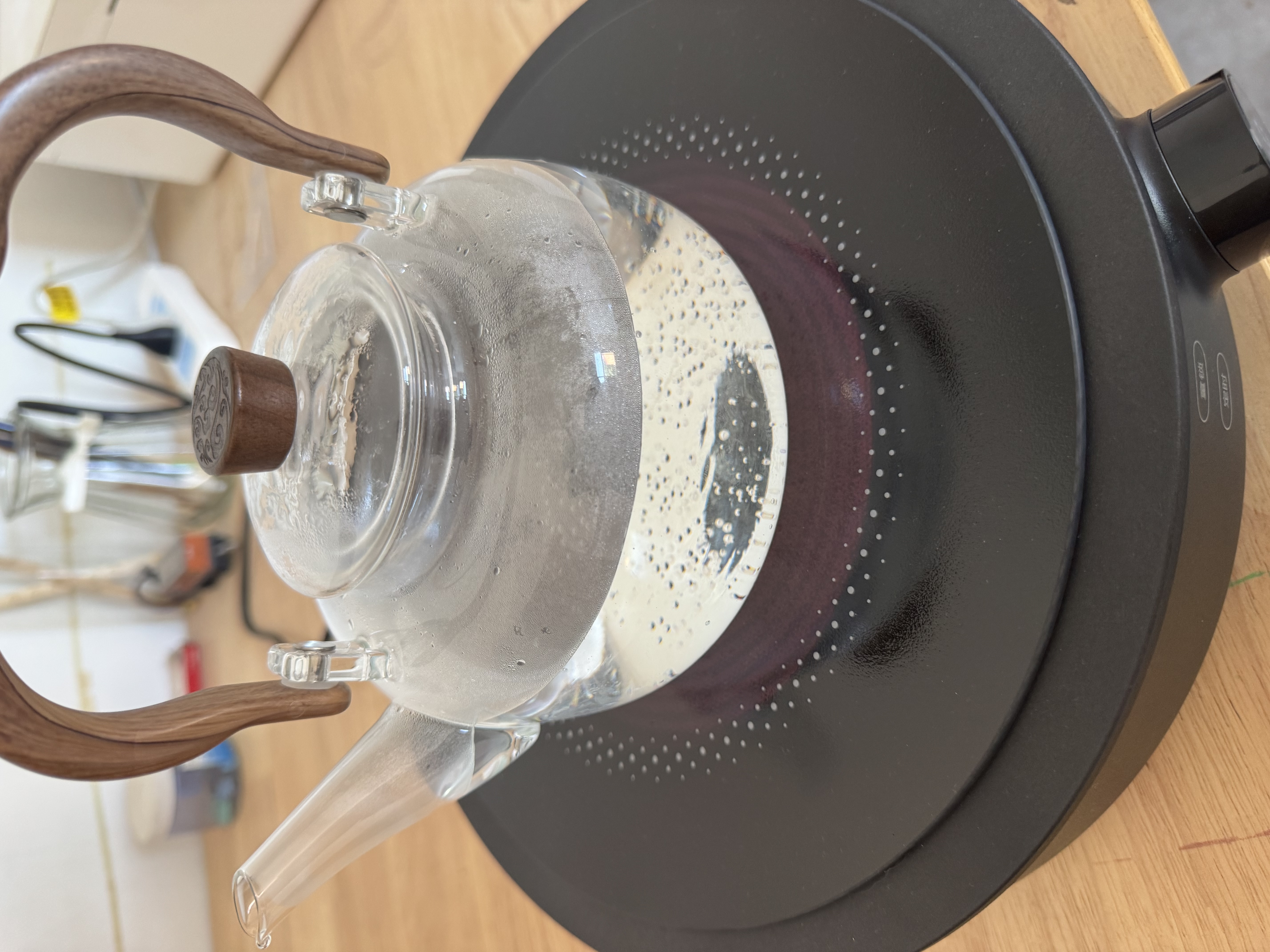 TEAHUE玻璃煮茶壶耐高温加厚煮茶器电陶炉家用提梁壶烧水泡茶专用 实拍图