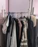 全品屋衣架落地立式衣帽架挂衣架晾家用可移动带轮衣服卧室宿舍收纳架子 【清仓处理】【家居风奶油白】 收纳置物篮-长100cm 实拍图
