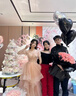 唐努乌（Tang Nu wu）高端法式晚礼服女毕业新款成人礼服演出服宴会气质声乐艺考长裙 香槟色 M 【95-105斤】 实拍图