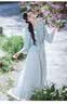 丹珠娜（DanZhuNa）新中式连衣裙女装2026夏季新款国风套装穿搭绝美汉服改良版长裙子 蓝色上衣+白色裙子 M 实拍图