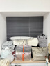 宜家（IKEA）SCHOTTIS胡提斯卷帘遮光升降手拉白色深灰色现代简约 深灰色100x190cm 实拍图