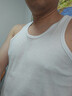 海澜之家背心男纯棉男士背心100%纯棉汗衫男宽松大码老头衫打底背心男保暖 100%纯棉-白色/黑色(2件装) L -170/95(110-130斤) 实拍图