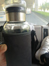 【送杯套】大容量加厚玻璃杯子便携杯茶水分离带杯套泡茶水杯 透明 1000ml吨吨桶 1只装 实拍图