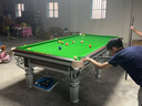 乔氏嘉乐金腿标准台球桌钢库标准型台球厅家用中式黑八豪华桌球台赛台专业 9尺 乔氏嘉乐-1.2钢库基础款【家用爆款】 JL-7银腿 实拍图