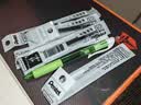 派通（Pentel ）BLN105按动黑色中性笔高颜值0.5mm签字笔商务学生速干水笔水性笔文具 绿杆刷题笔套装 实拍图