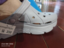斯凯奇（Skechers）洞洞鞋女士夏季凉拖鞋泡泡鞋厚底增高外穿沙滩鞋踩屎感 实拍图