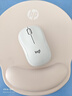罗技（Logitech）M221 轻音鼠标 无线鼠标 办公鼠标 对称鼠标 带无线微型接收器 米白色 实拍图