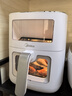 美的（Midea）【价保618】0氟新风炎烤空气炸锅家用 6.5L大容量多功能免翻面双可视空气炸锅蒸烤一体烤箱KZC6521 实拍图